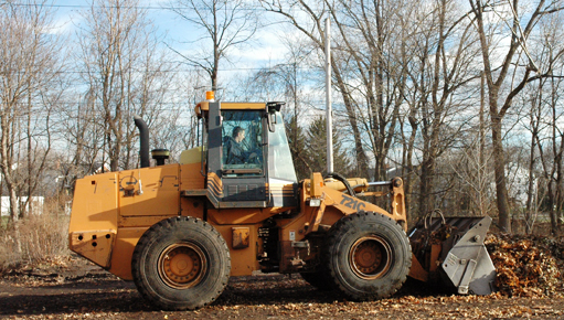 Loader and Leaves.